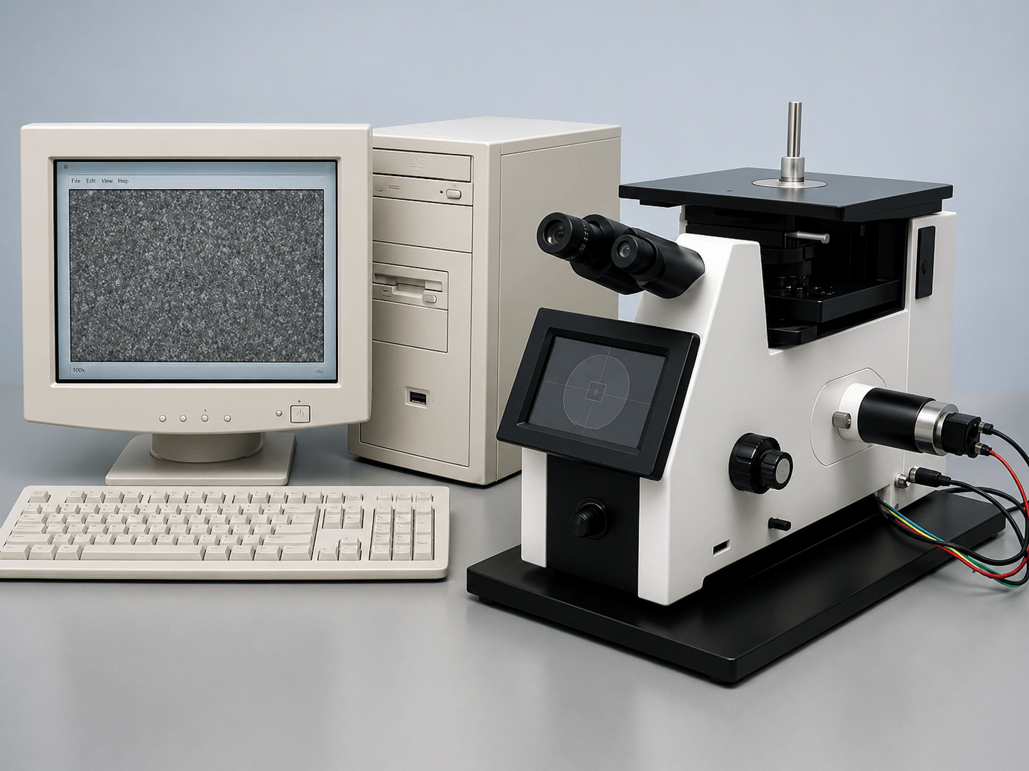Metallografische Gefügeuntersuchung am Mikroskop